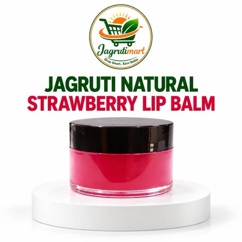 JAGRUTI NATURAL STRAWBERRY LIP BALM